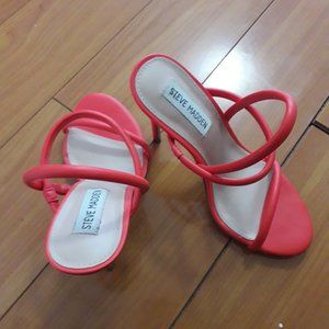 Orange Strapped Heels